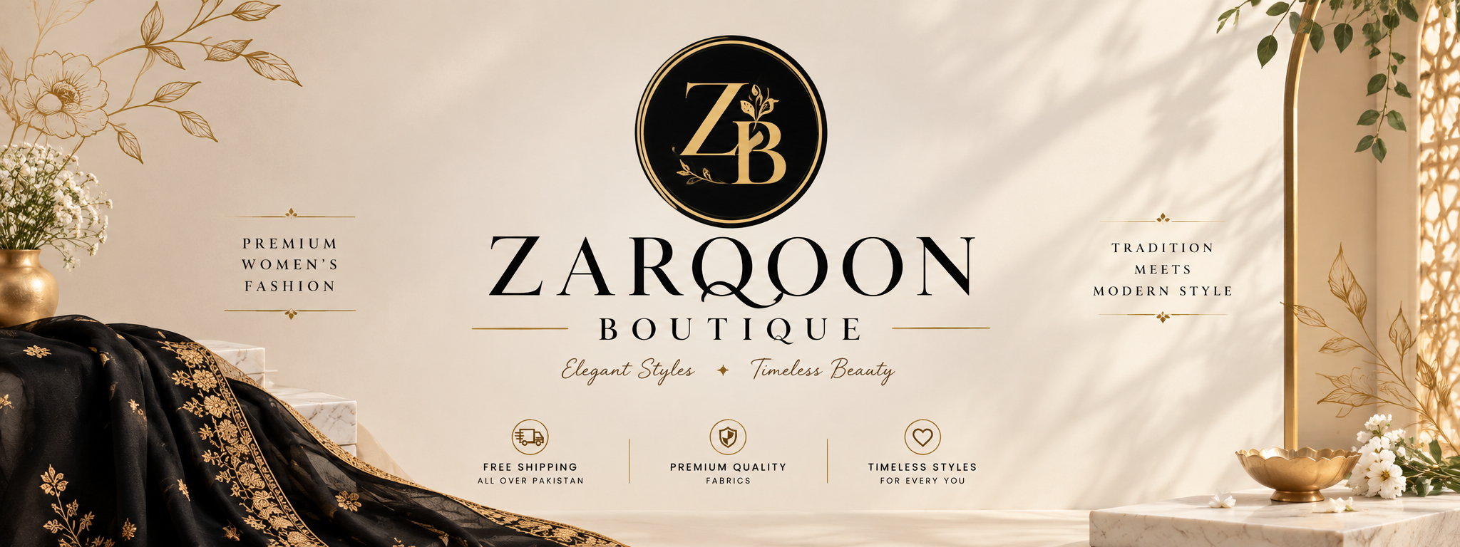 Zarqoon Boutique Banner